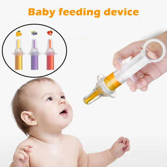 NEW Baby Feeder Children's Food Grade Needle Feeder Squeeze Dropper Medicine Dispenser Baby Anti-choking Feeder - Merit Sell