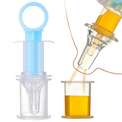 NEW Baby Feeder Children's Food Grade Needle Feeder Squeeze Dropper Medicine Dispenser Baby Anti-choking Feeder - Merit Sell