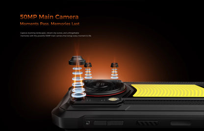 【NEW】OUKITEL WP53 PRO Rugged Phone, 24GB+256GB 11000mAh Android 15 6.52" NFC 50MP Cell Phone - Merit Sell