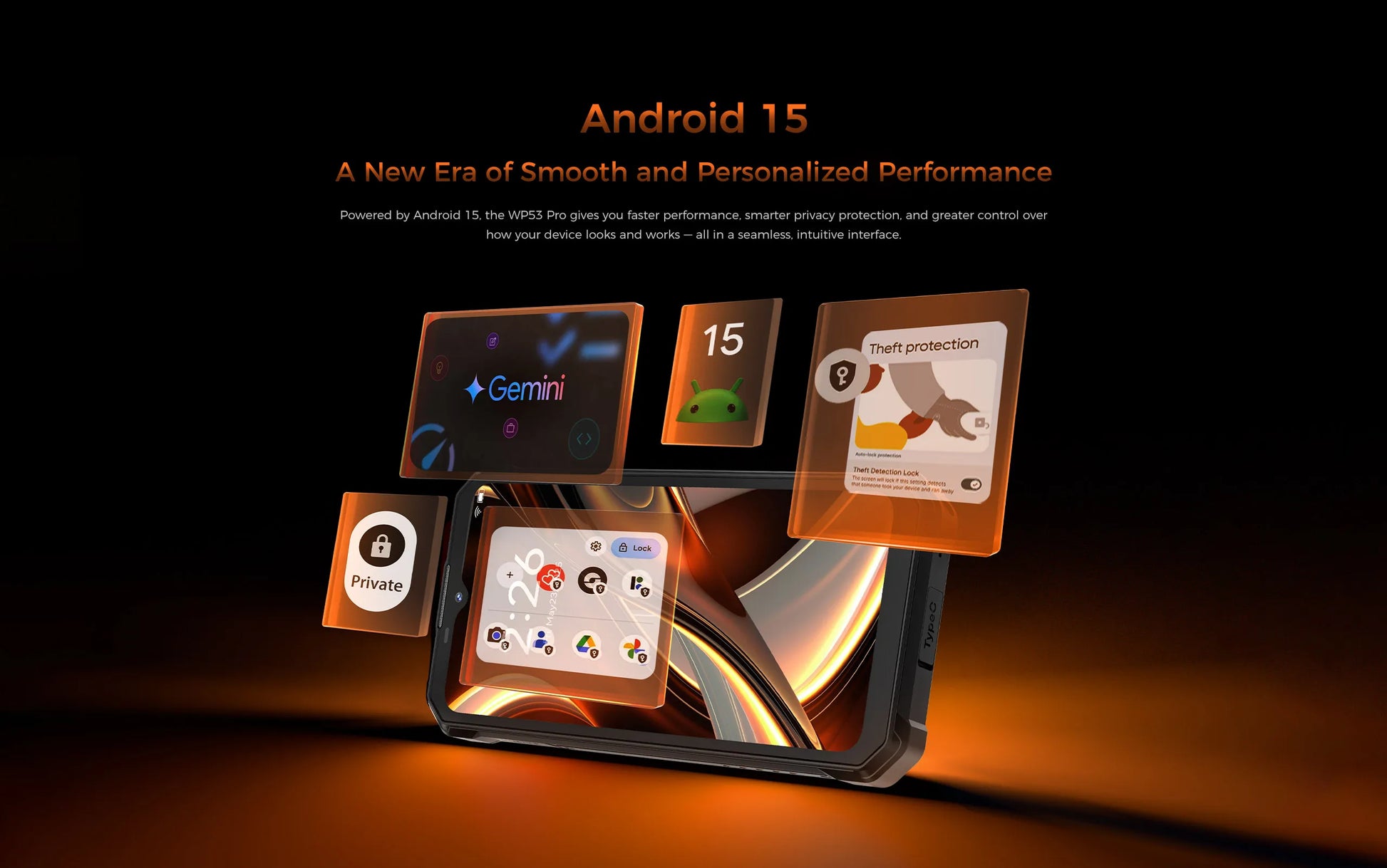 【NEW】OUKITEL WP53 PRO Rugged Phone, 24GB+256GB 11000mAh Android 15 6.52" NFC 50MP Cell Phone - Merit Sell