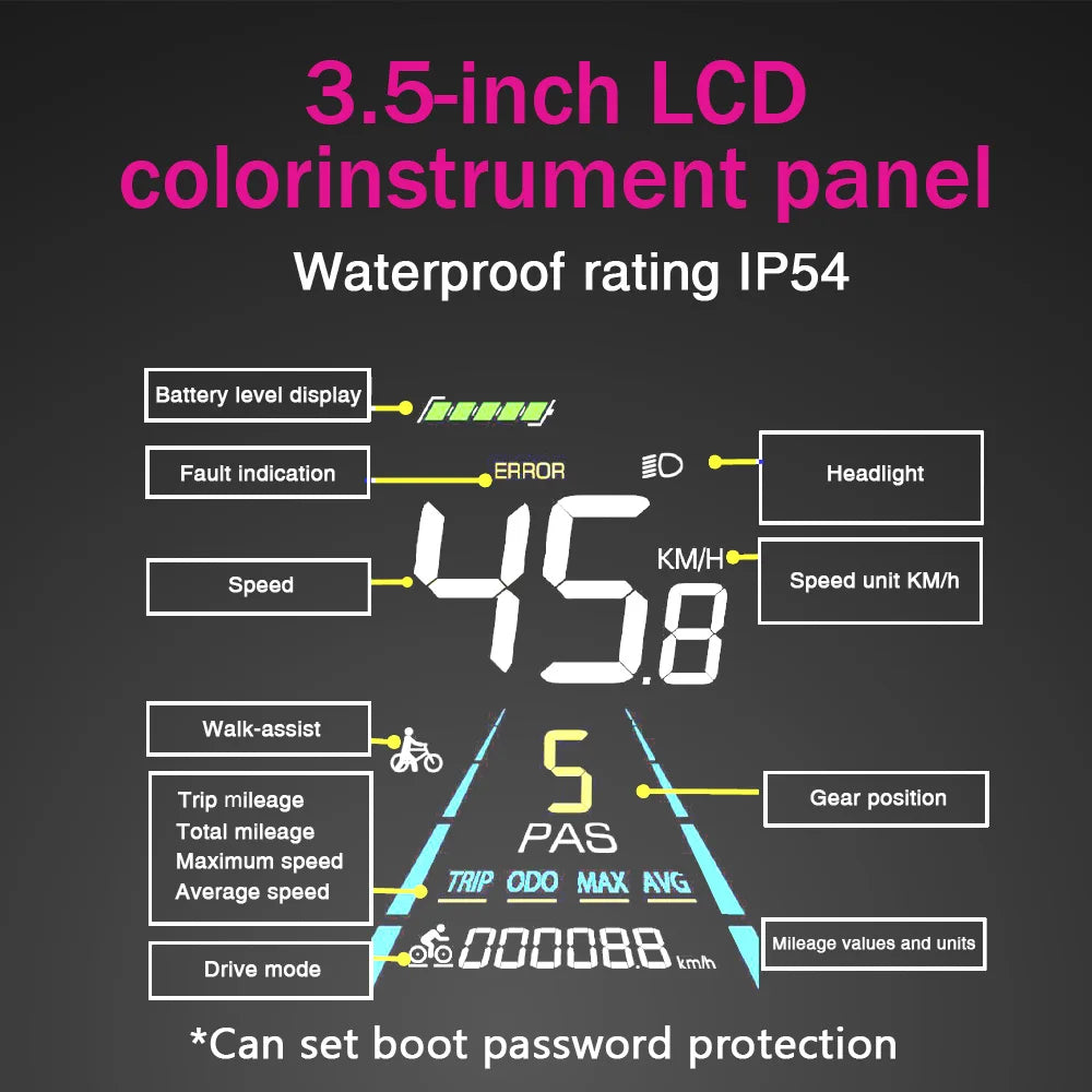 Nathaniel SYR09 26*4.0 electric bike, dual motor 2000W integrated wheel, 48V 20Ah, adjustable shock absorption, suitable for be - Merit Sell