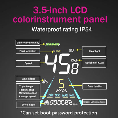 Nathaniel SYR09 26*4.0 electric bike, dual motor 2000W integrated wheel, 48V 20Ah, adjustable shock absorption, suitable for be - Merit Sell