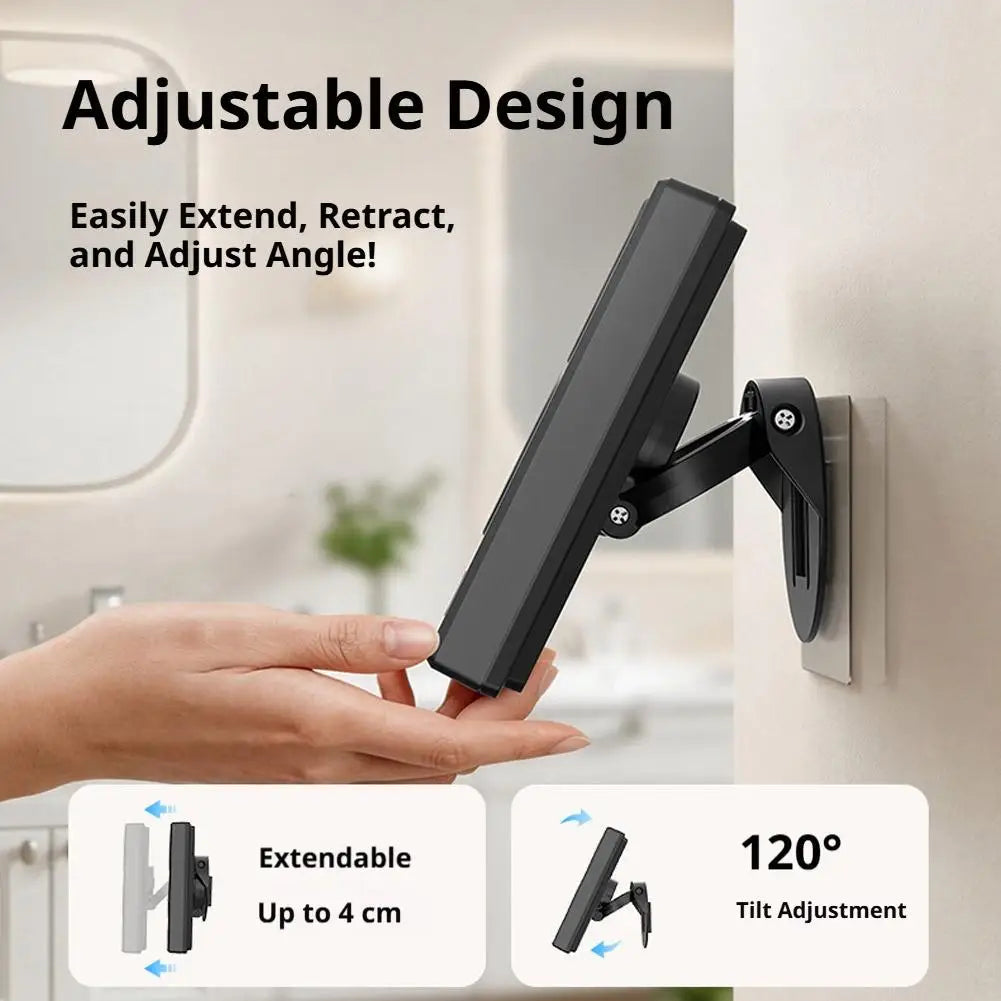 New Bluetooth Shower Speaker IPX6 Waterproof Shower Phone Holder Touch Screen 360° Rotating Arm - Merit Sell