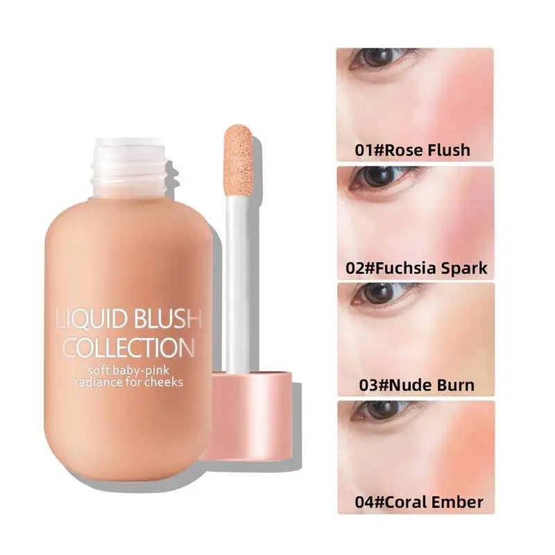 New Liquid Cheek Blush Facial Nourishing Blusher Gel Cream Multi-purpose For Eyes Lips Makeup Blush Stick Cosmetics - Merit Sell