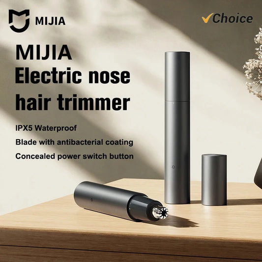 New Mijia Electric Nose Hair Trimmer Nose Hair Portable Rechargeable Nose Hair Trimmer Mini Trimmer Nostril Cleaner CN Merit Sell