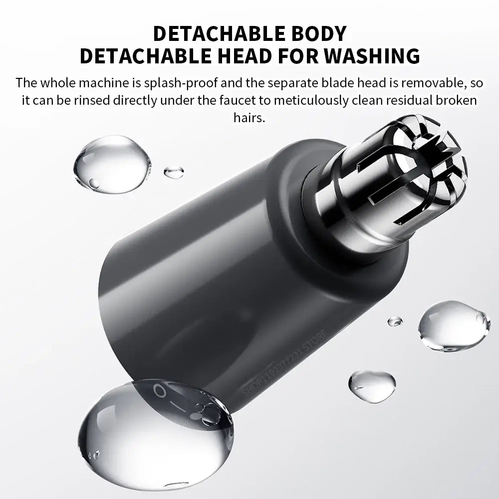 New Mijia Electric Nose Hair Trimmer Nose Hair Portable Rechargeable Nose Hair Trimmer Mini Trimmer Nostril Cleaner CN