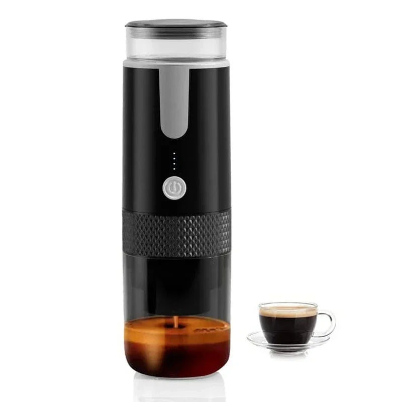 New Portable Wireless Coffee Maker Automatic Electric Capsule Ground Coffee Brewer Machine Fit Coffee Powder and Coffee Capsule - Merit Sell