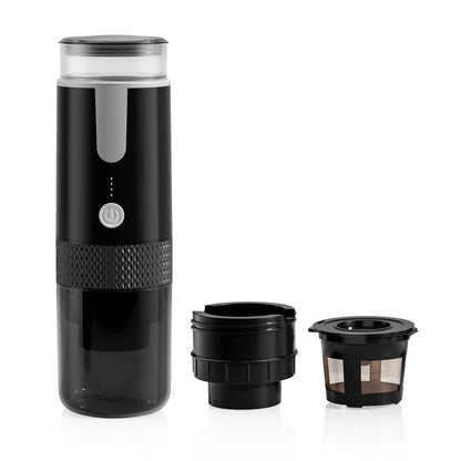 New Portable Wireless Coffee Maker Automatic Electric Capsule Ground Coffee Brewer Machine Fit Coffee Powder and Coffee Capsule - Merit Sell