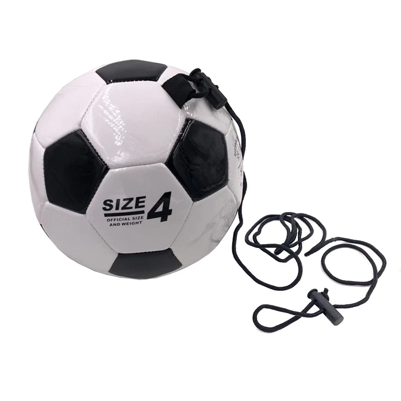 New Soccer Training Ball Adjustable Bungee Elastic Training Ball with Rope Size 4 Football for Training Playing Sports - Merit Sell