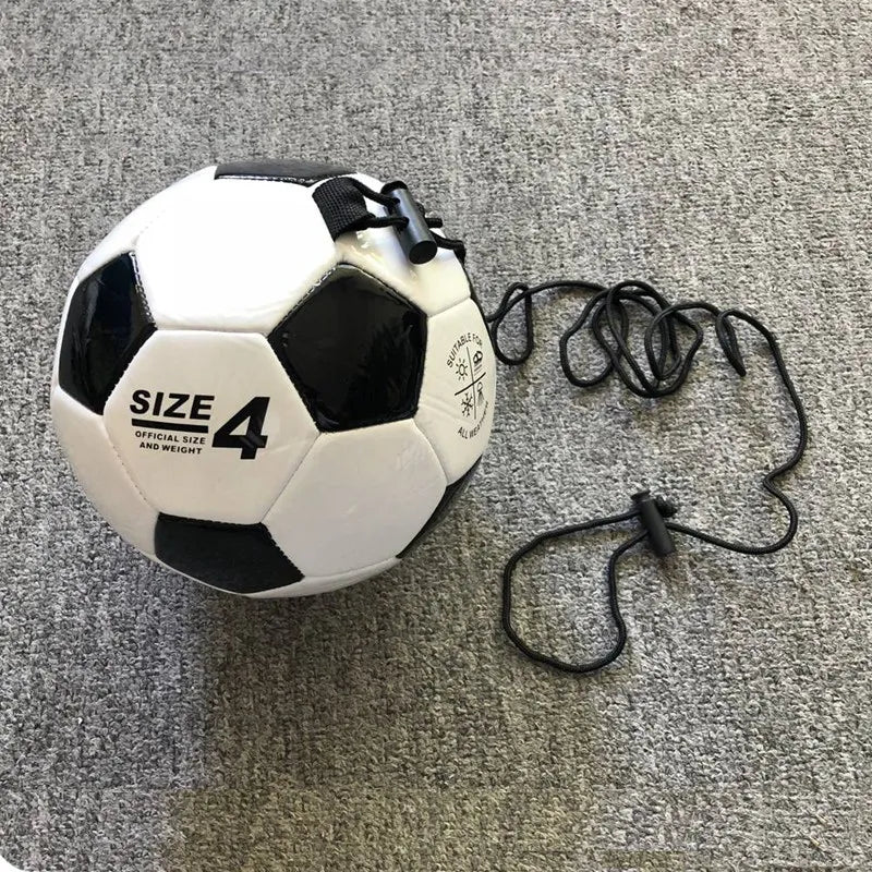 New Soccer Training Ball Adjustable Bungee Elastic Training Ball with Rope Size 4 Football for Training Playing Sports - Merit Sell
