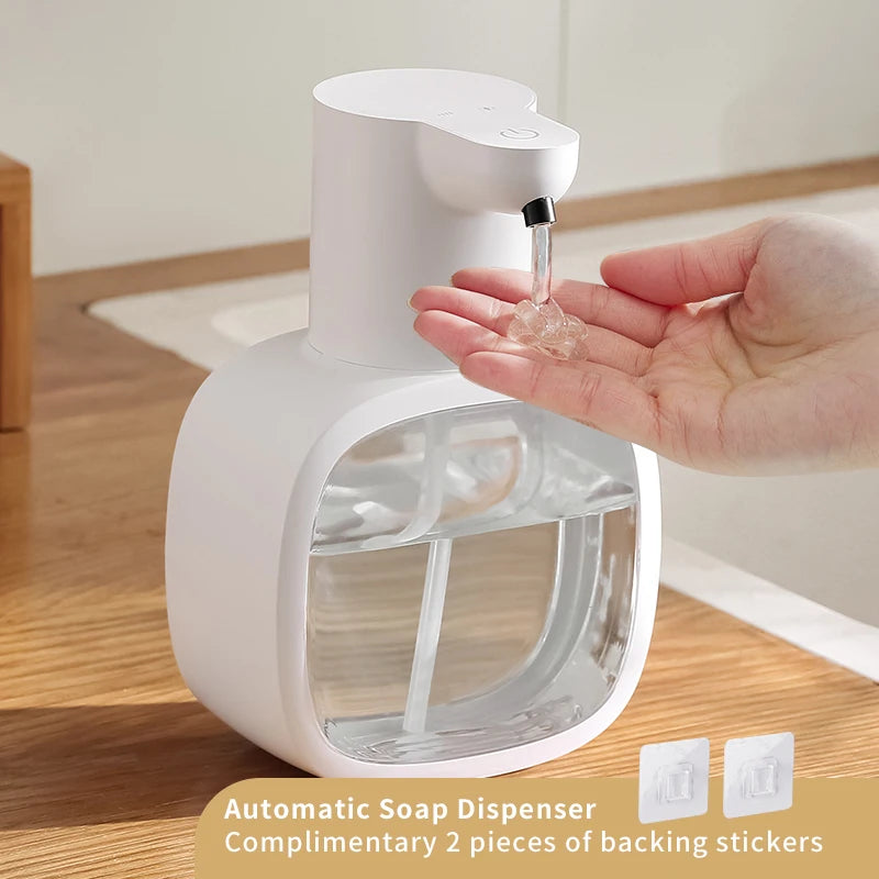 New Wall Mounted Automatic Soap Dispenser Foam Smart Hand Washing Machine 500ml Liquid Rechargeable Bathroom Induction Sensor - Merit Sell