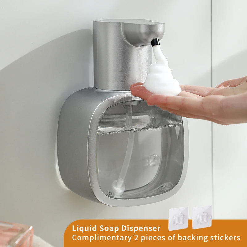 New Wall Mounted Automatic Soap Dispenser Foam Smart Hand Washing Machine 500ml Liquid Rechargeable Bathroom Induction Sensor - Merit Sell