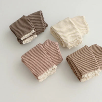 Newborn Leggings For Baby Girl Clothes Infant Kids Ribbed Autumn Kids Trousers Toddler Girl Leggings Baby Clothing - Merit Sell