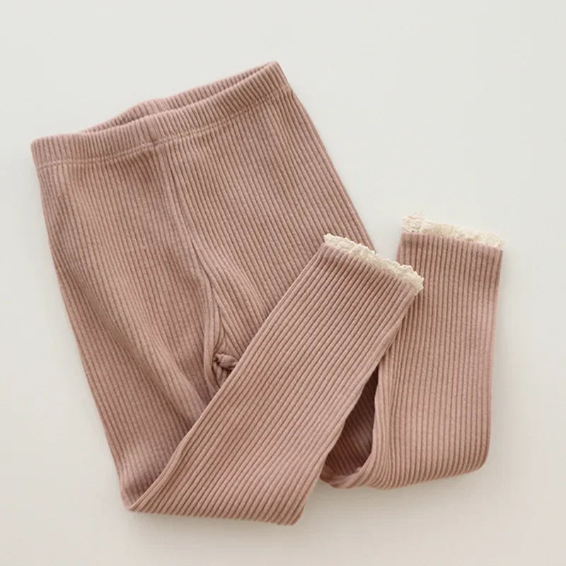 Newborn Leggings For Baby Girl Clothes Infant Kids Ribbed Autumn Kids Trousers Toddler Girl Leggings Baby Clothing - Merit Sell