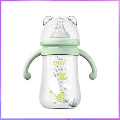 Newborn bottle/Big baby bottle/Handle anti bloating and anti falling baby bottle/Used by babies over 6 months old - Merit Sell