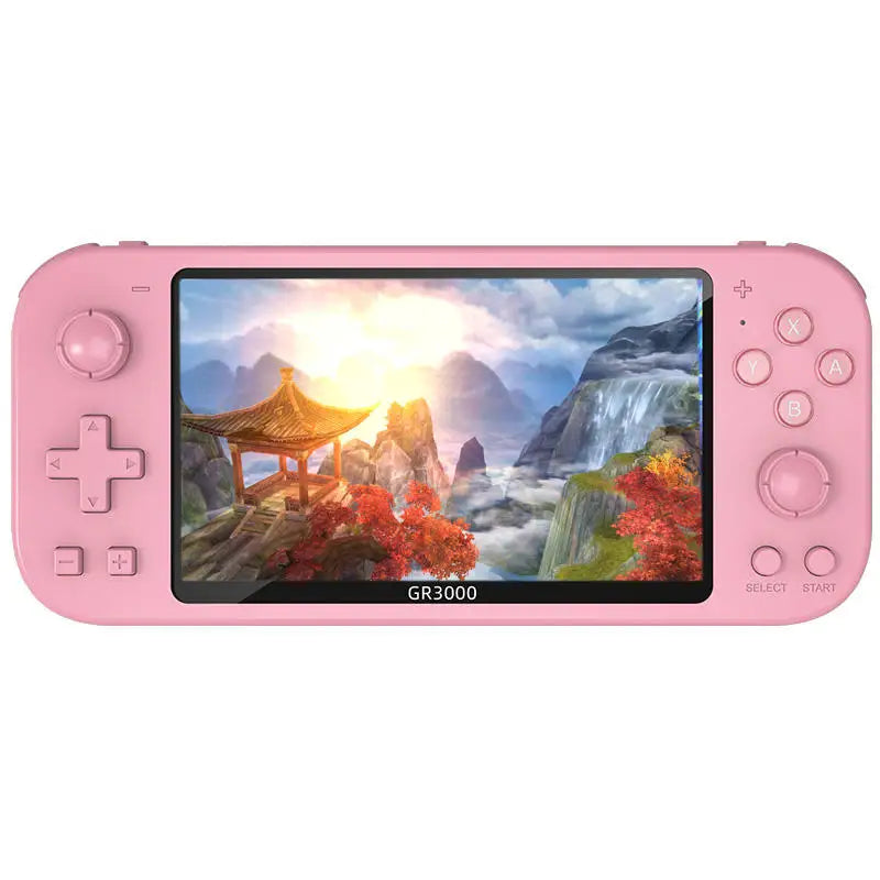 Newest 5.1 Inch HD Dual Controller Portable Retro Arcade Fc GR3000 Handled Game Console - Merit Sell