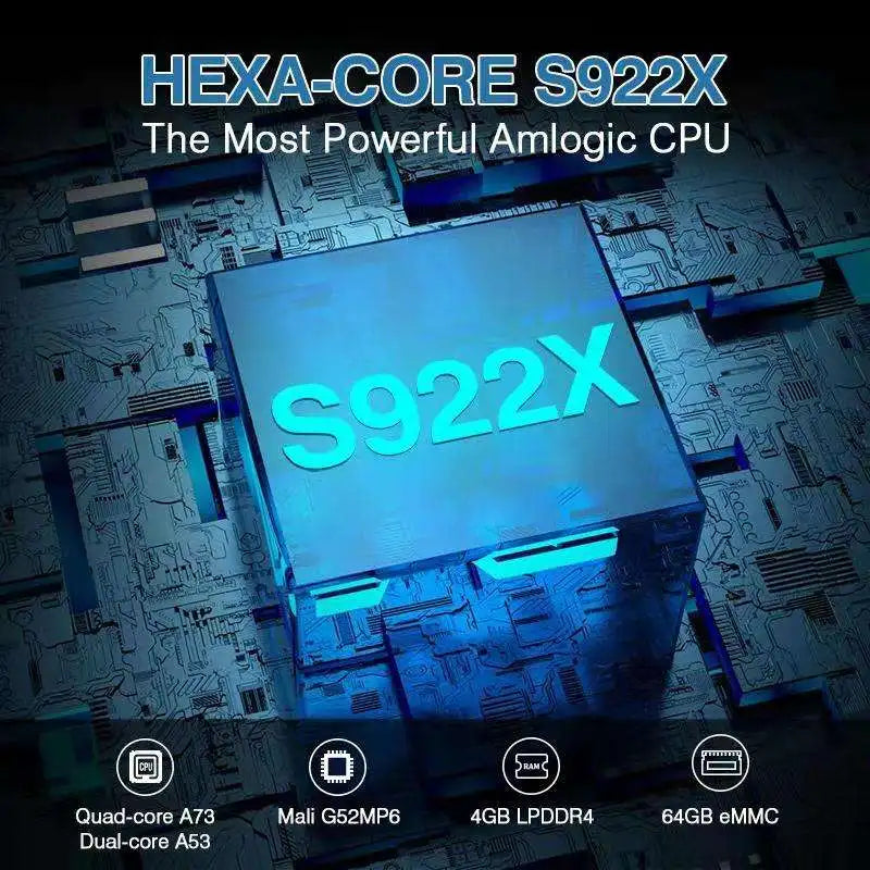 Newest Beelink Super Console X King Three System in One Retro TV Game Console for PSP/PS1/N64 Wifi6 S922X With 49000 Game - Merit Sell