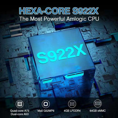 Newest Beelink Super Console X King Three System in One Retro TV Game Console for PSP/PS1/N64 Wifi6 S922X With 49000 Game - Merit Sell