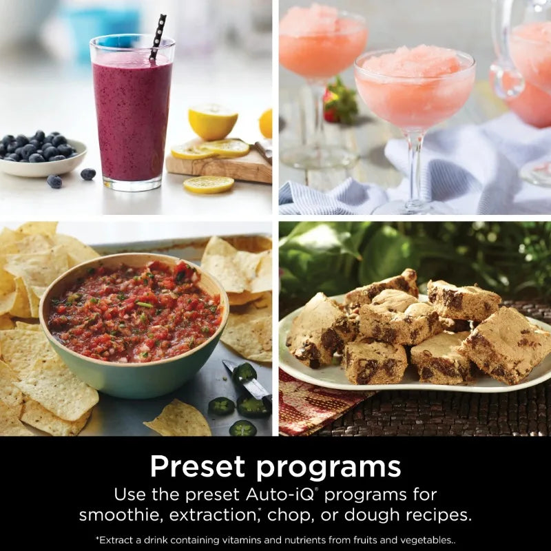 Ninja® Grand Kitchen System 1200, Blender, 4 Preset Auto-iQ® Programs, KS500 - Merit Sell