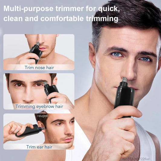Nose Hair Trimmer Portable Trimmer for Nose Mini Nose and Ear Hair Trimmer Portable Nose Trimmer Rechargeable Trimmer for Man - Merit Sell