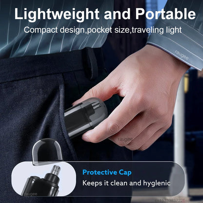 Nose Hair Trimmer Portable Trimmer for Nose Mini Nose and Ear Hair Trimmer Portable Nose Trimmer Rechargeable Trimmer for Man - Merit Sell