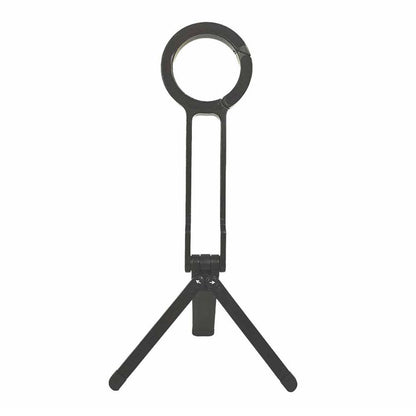 Alloy Phone Tripod Carabiner-Mounted For iPhone Portable Dual-sided Magnetic Tripod Desk Mount Phone Handle Holder
