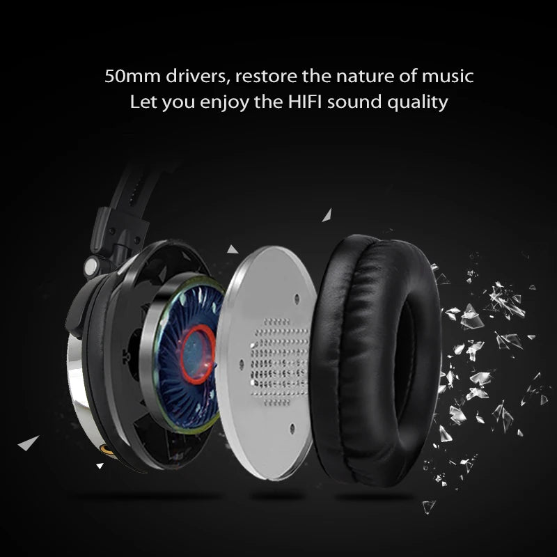 Oneodio Over Ear Headphones Hifi Studio DJ Headphone Wired Monitor Music Gaming Headset Earphone For Phone Computer PC With Mic - Merit Sell