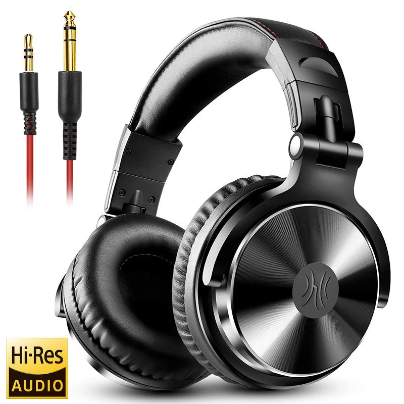 Oneodio Over Ear Headphones Hifi Studio DJ Headphone Wired Monitor Music Gaming Headset Earphone For Phone Computer PC With Mic - Merit Sell