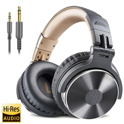 Oneodio Over Ear Headphones Hifi Studio DJ Headphone Wired Monitor Music Gaming Headset Earphone For Phone Computer PC With Mic - Merit Sell