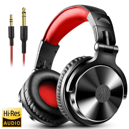 Oneodio Over Ear Headphones Hifi Studio DJ Headphone Wired Monitor Music Gaming Headset Earphone For Phone Computer PC With Mic - Merit Sell