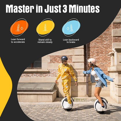 Original INMOTION E20 Electric Unicycle Motor 900W Battery 54.6V Top Speed 20km/h Range 30km Bluetooth Speaker 14inch EUC Wheel - Merit Sell