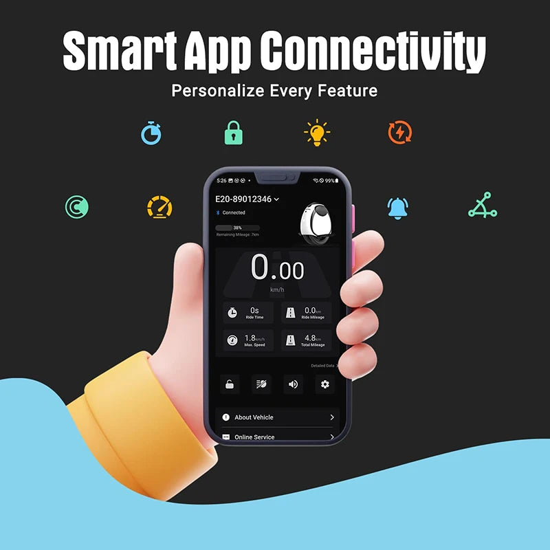 Original INMOTION E20 Electric Unicycle Motor 900W Battery 54.6V Top Speed 20km/h Range 30km Bluetooth Speaker 14inch EUC Wheel - Merit Sell