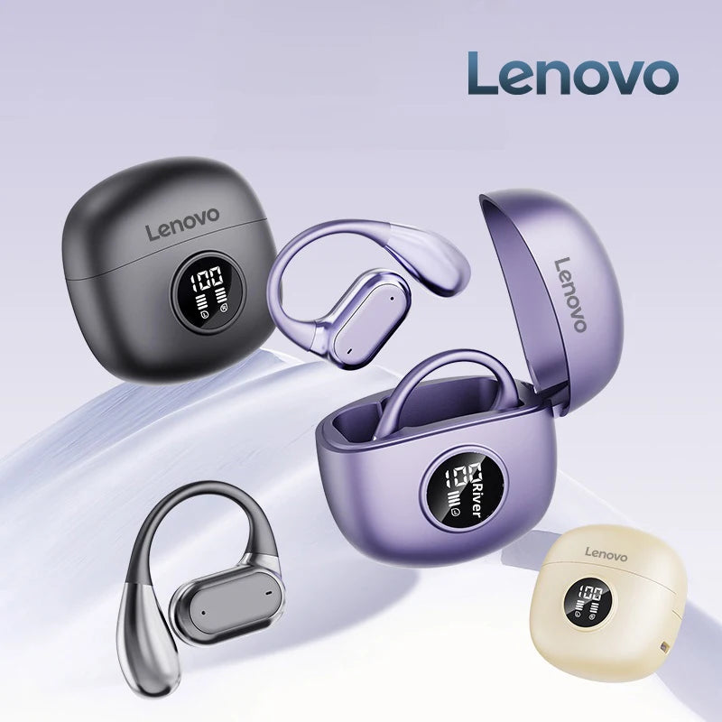 Original Lenovo Q17 Pro OWS Wireless Bluetooth Earphones Gaming Noise Canceling Headphones LED Power Display Sports Headset - Merit Sell