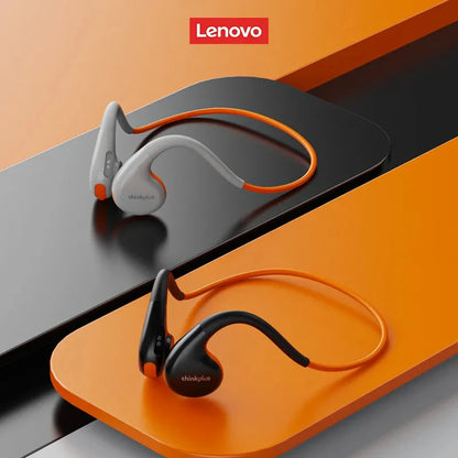 Original Lenovo X7 Air Conduction Headphone Wireless Bluetooth 5.3 Earphones Bone Conduction Sports Headset Outdoor EarHook Mic - Merit Sell