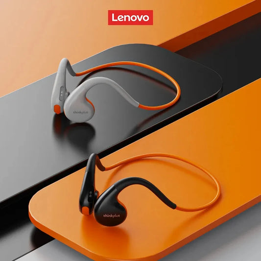 Original Lenovo X7 Air Conduction Headphone Wireless Bluetooth 5.3 Earphones Bone Conduction Sports Headset Outdoor EarHook Mic - Merit Sell