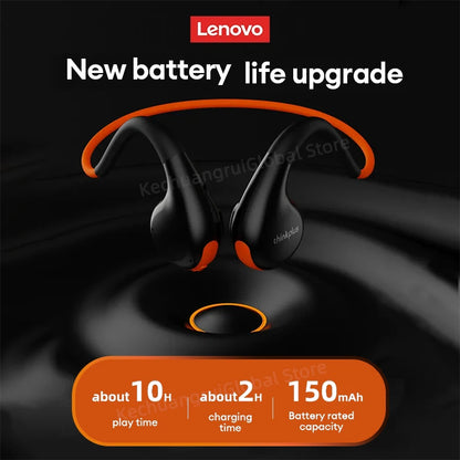 Original Lenovo X7 Air Conduction Headphone Wireless Bluetooth 5.3 Earphones Bone Conduction Sports Headset Outdoor EarHook Mic - Merit Sell