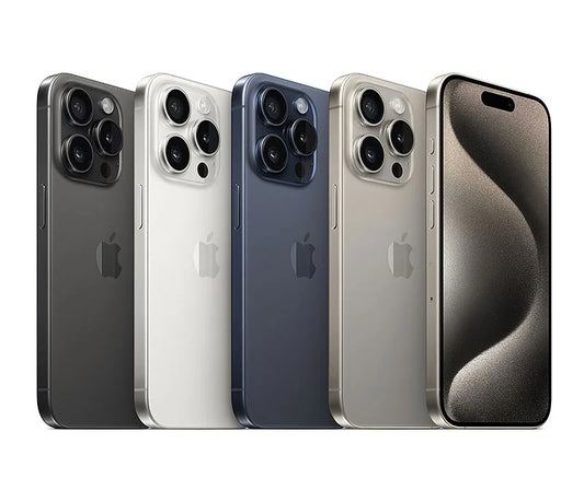 Original iPhone 15 Pro Max 256/512GB 1TB ROM Only eSIM / Physical SIM Card 8GB RAM 6.7" OLED NFC A16 Unlocked 5G Cell Phone - Merit Sell