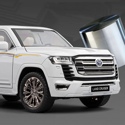 Over Size 1/18 Toyota Land Cruiser LC300 ZX Alloy Car Model Diecasts Metal Off-road Vehicles Car Model Sound Light Kids Toy Gift - Merit Sell