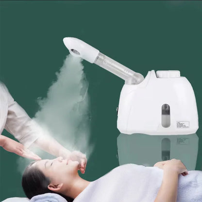 Ozone Facial Steamer Warm Mist Humidifier for Face Deep Cleaning Vaporizer Sprayer Salon Home Spa Skin Care Whitening - Merit Sell