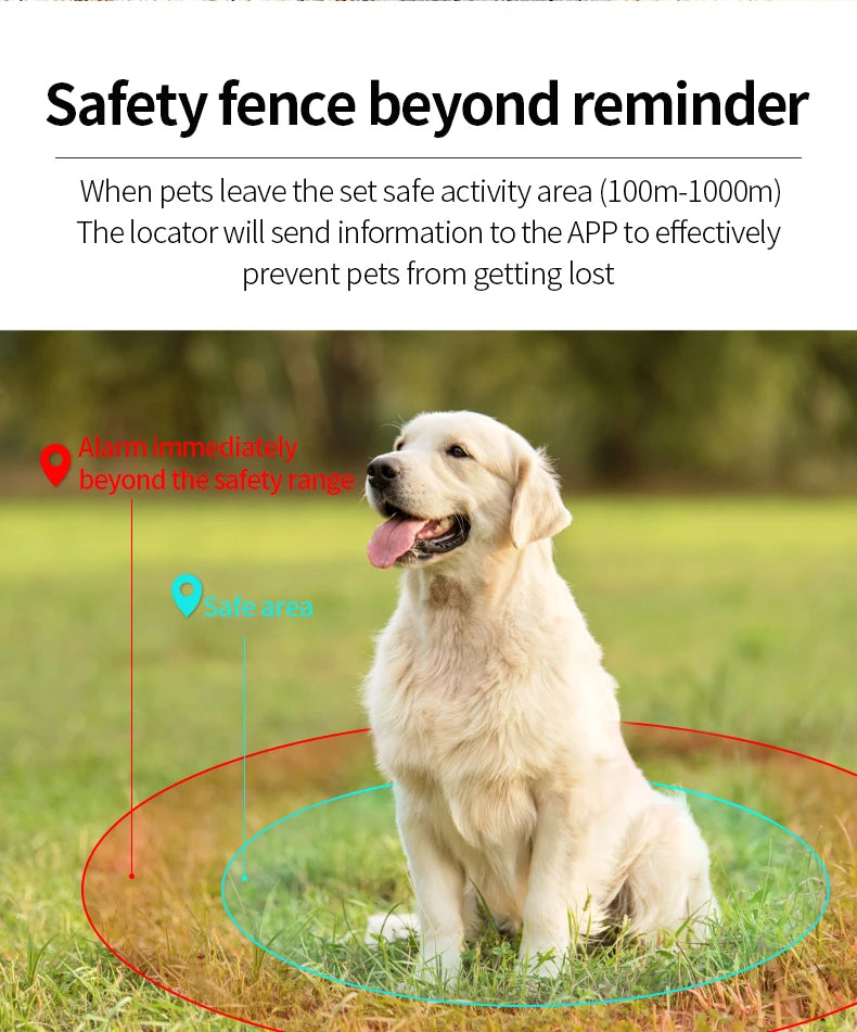 P03 Pet GPS Tracker RealTime Tracking Quadruple precise positioning App controlled for Dogs/Cats,Car, the elderly person Locator - Merit Sell