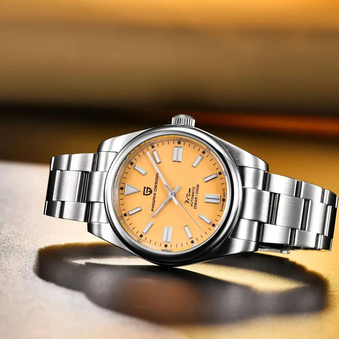 PAGANI DESIGN PD1690 Blue Men's Automatic Mechanical Watch Sapphire Glass 316Stainless Steel 100m Waterproof NH35A Clock Jubilee - Merit Sell