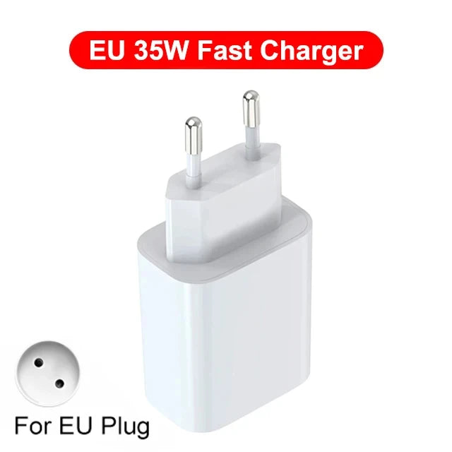 PD 35W USB C Fast Charger For Apple iPhone 16 15 14 13 12 11 Pro Max Fast Charging USB C Type C Charger Cable Phone Accessories - Merit Sell