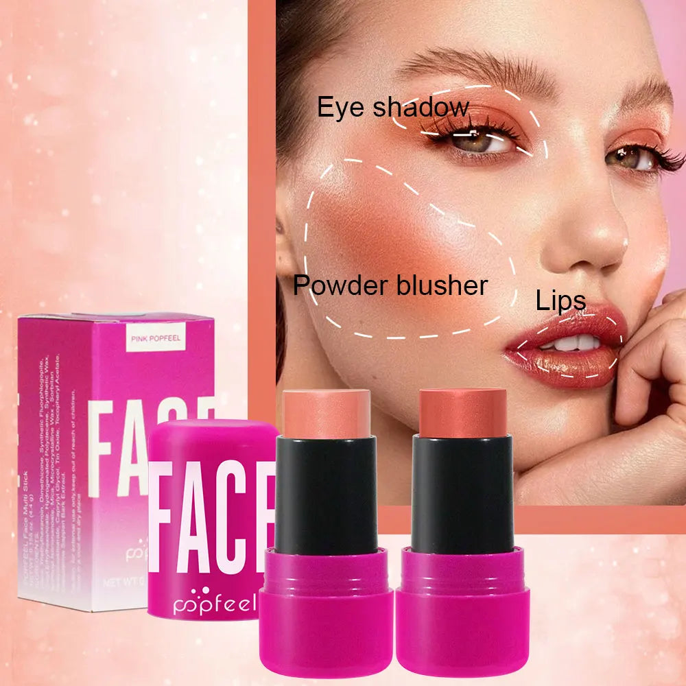 POPFEEL All In One Makeup Kit Eyeshadow Powder Lipgloss Lipoil,Valentine's Day Gift for Girls Women - Merit Sell