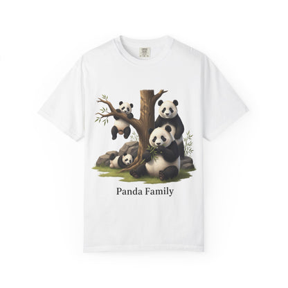 Panda Family T-Shirt — Cute Bamboo Panda Crew Tee