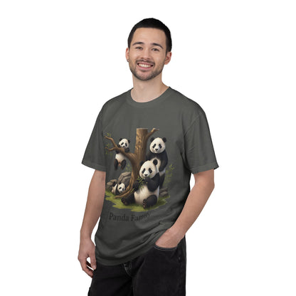Panda Family T-Shirt — Cute Bamboo Panda Crew Tee