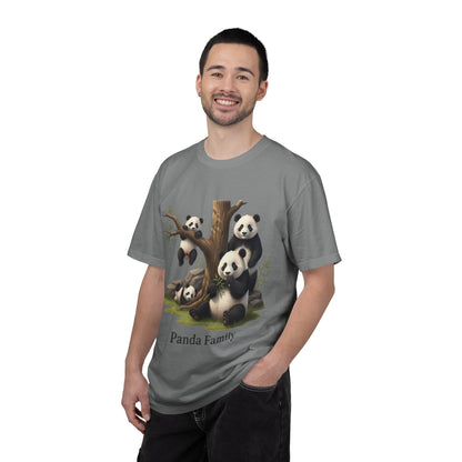 Panda Family T-Shirt — Cute Bamboo Panda Crew Tee