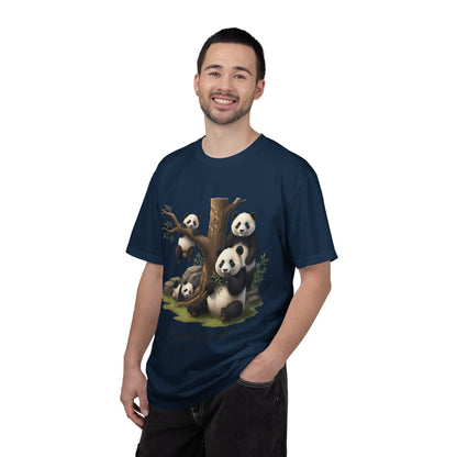 Panda Family T-Shirt — Cute Bamboo Panda Crew Tee