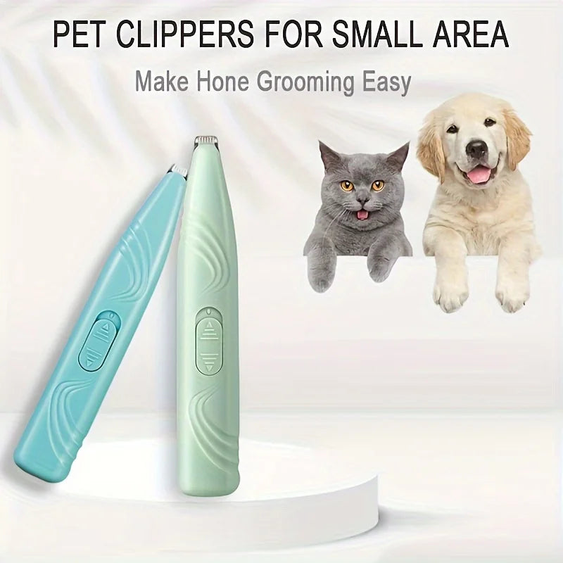 Paw Trimmer for Grooming, Cordless Electric Small Pet Grooming Clippers Hair Trimmer for Dogs Cats, Low Noise for Trimming Pet's - Merit Sell