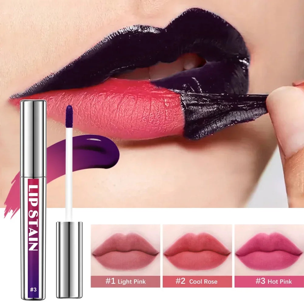 Peel Off Lip Stain Reveal Long Lasting Waterproof Pink Lip Tint Transfer Proof Non-stick Cup Natural Lip Stain Women's Cosmetics - Merit Sell