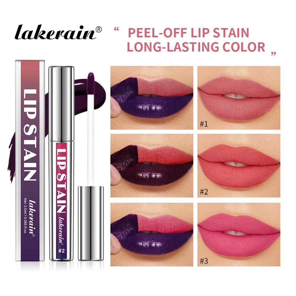Peel Off Lip Stain Reveal Long Lasting Waterproof Pink Lip Tint Transfer Proof Non-stick Cup Natural Lip Stain Women's Cosmetics - Merit Sell